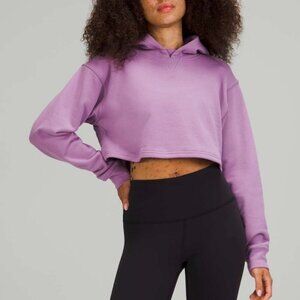 Lululemon All Yours Cropped Hoodie Wisteria Pink | Women’s Size 8